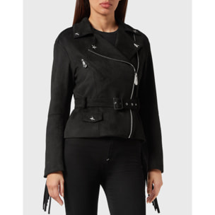 PHILIPP PLEIN Biker Jacket STARS