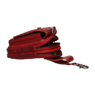 Borsa da cintura  da uomo In Vera pelle Made in Italy 23x14x7,5 cm