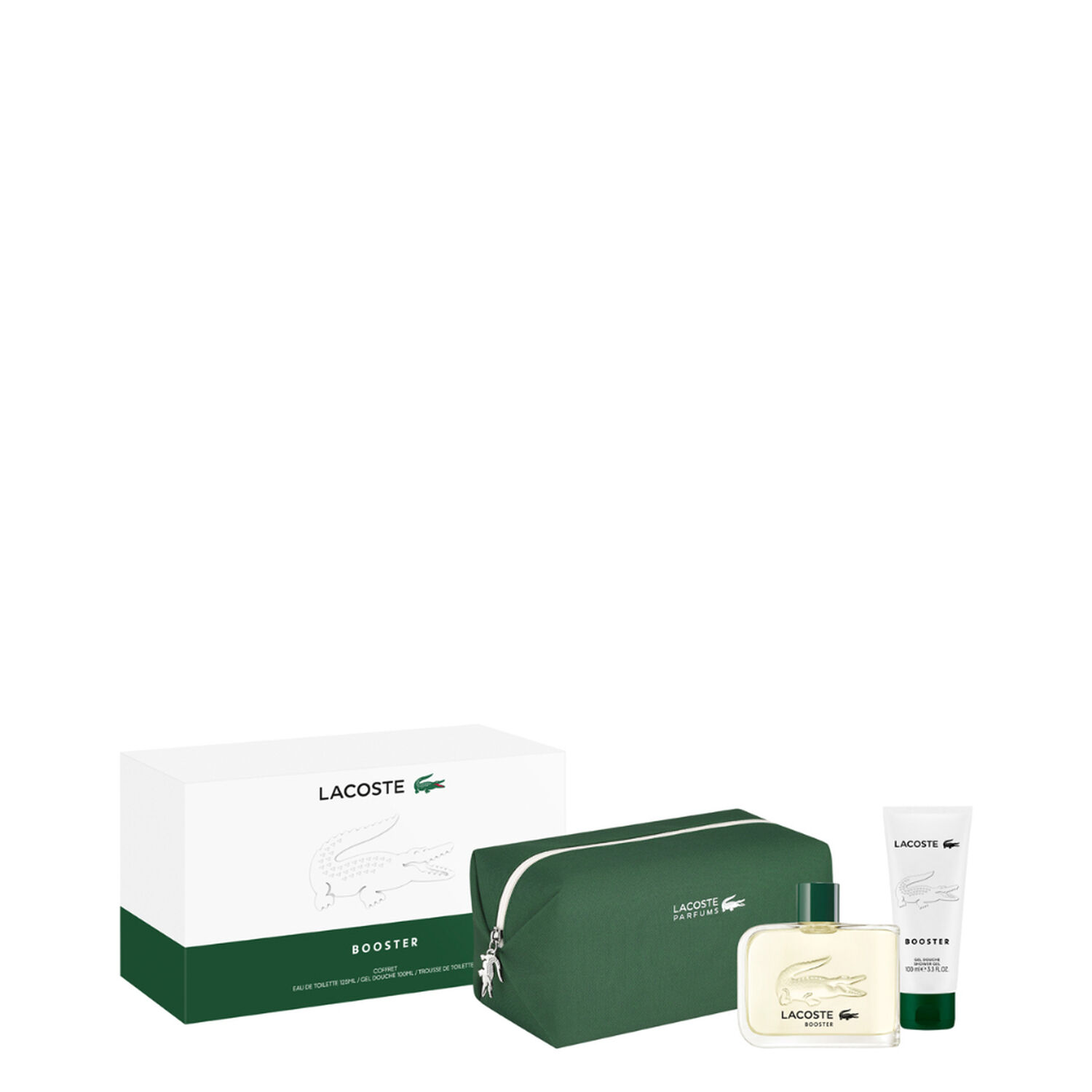 Coffret Booster - Coffret Eau de Toilette 125ml + Gel Douche Parfumé et Trousse de Toilette