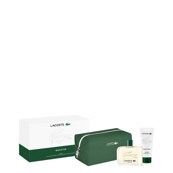 Coffret Booster - Coffret Eau de Toilette 125ml + Gel Douche Parfumé et Trousse de Toilette