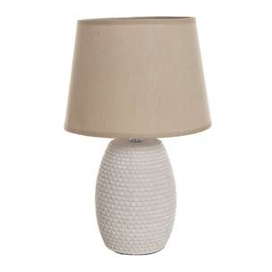 Lampe de table adalis beige