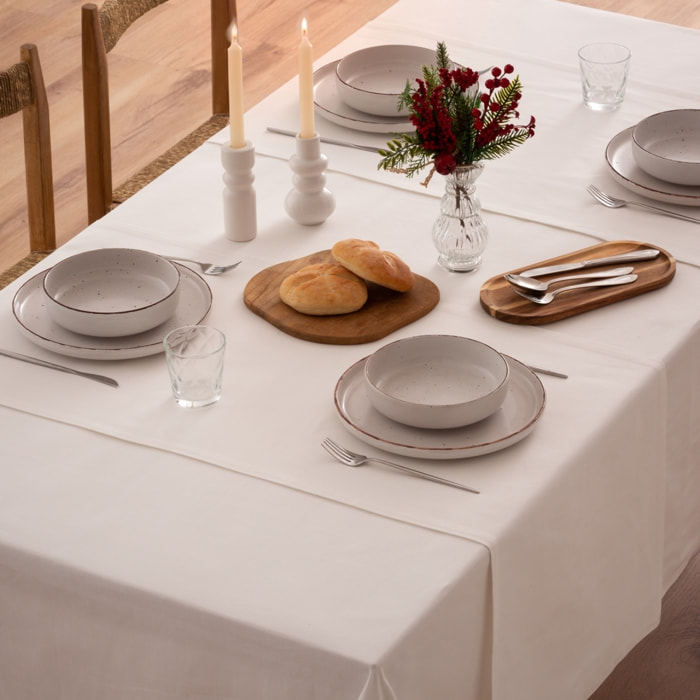 Camino de mesa CHRISTMAS BLANCO