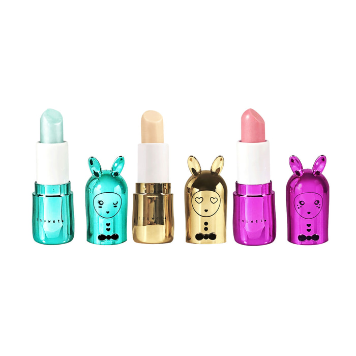 Cheesecake Cupcake Milkshake - Coffret 3 Baumes à Lèvres