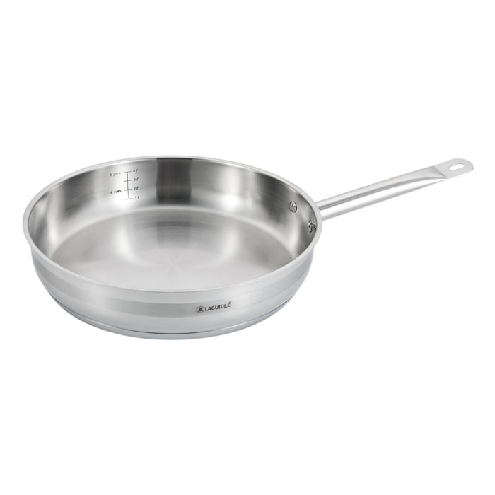 Poêle inox   induction