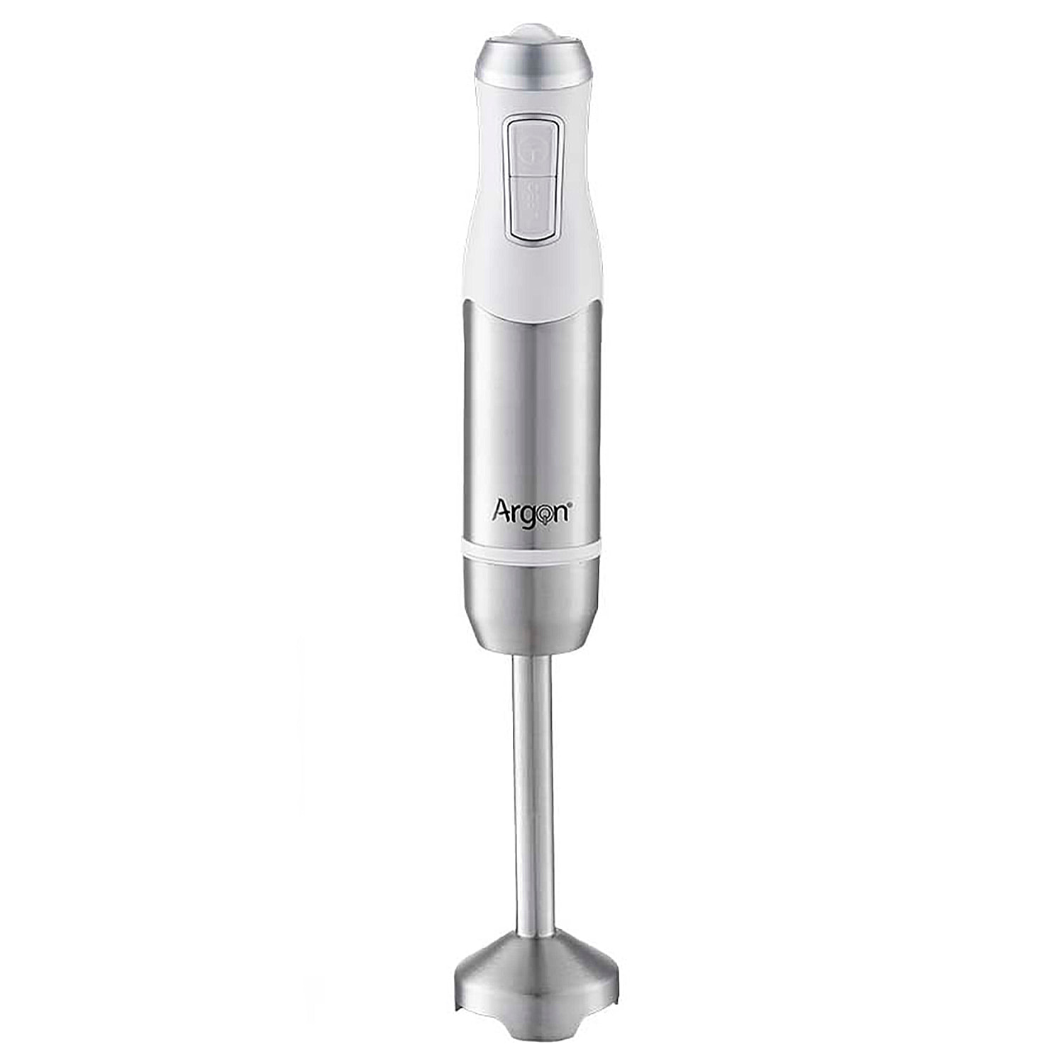 Frullatore a immersione bianco in acciaio inossidabile. Con 1500W di potenza e 2 velocità.