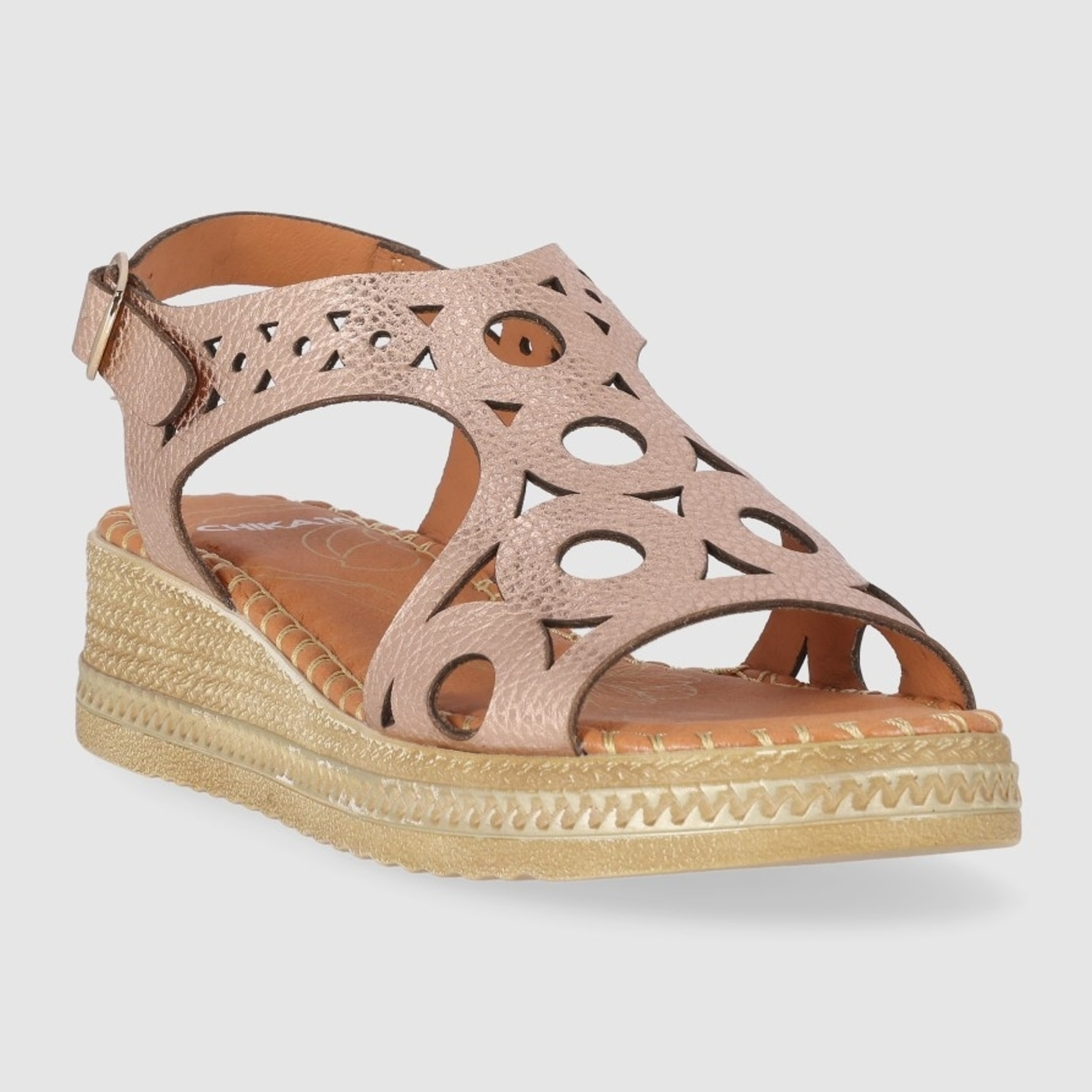 Sandalias de Piel - Rose - Tacón: 5 cm