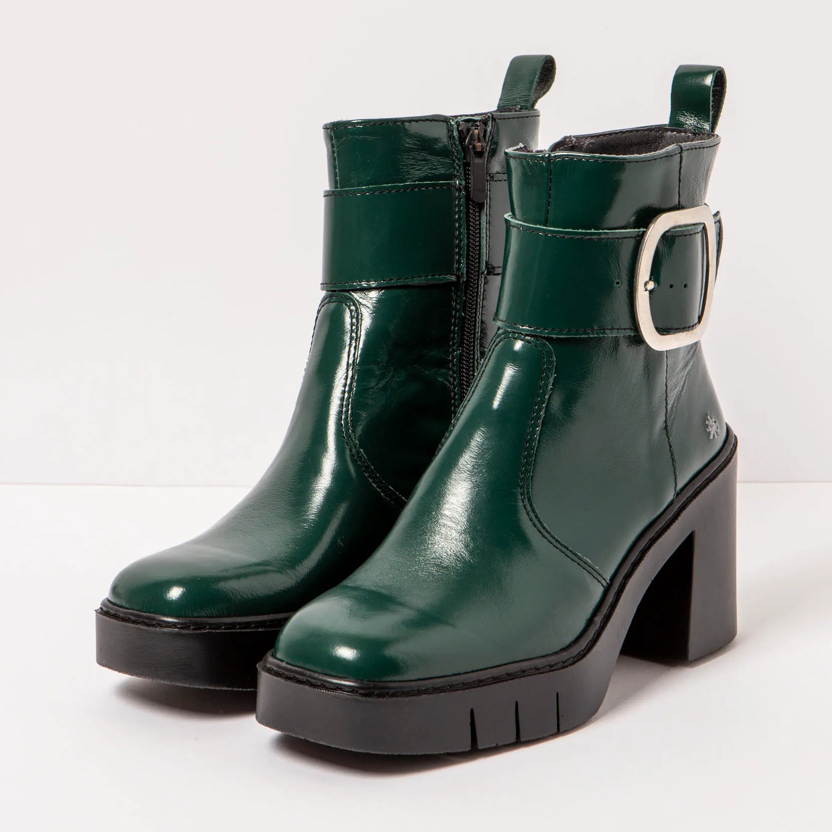 Botines con tacón 1979 NAPPA SHINNY JUNGLE/BERNA color Jungle