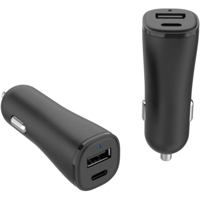 Chargeur allume cigare ESSENTIELB 32W USB-A + USB-C noir