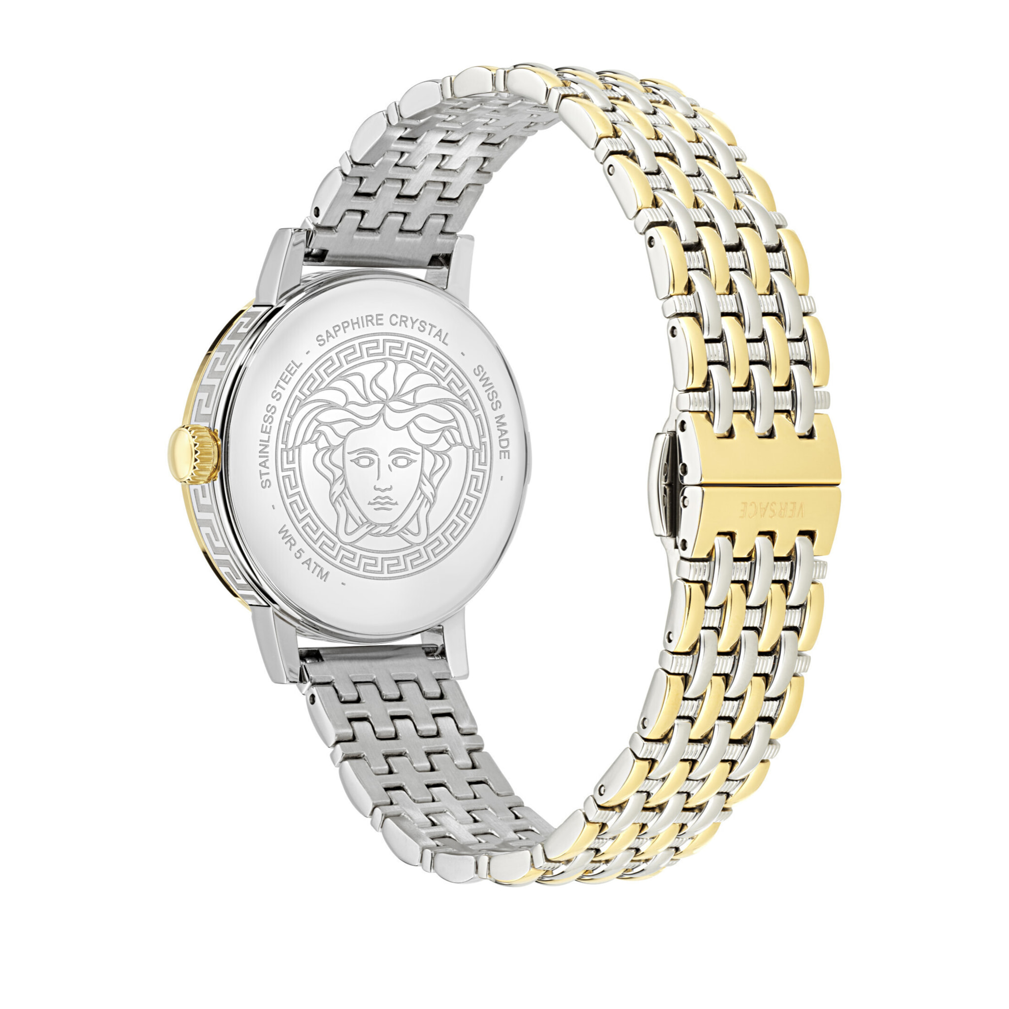 Versace Orologio Analogico Al Quarzo Greca Fortuna (Wc-0A)