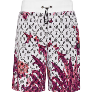 PHILIPP PLEIN Jogging Shorts Flowers
