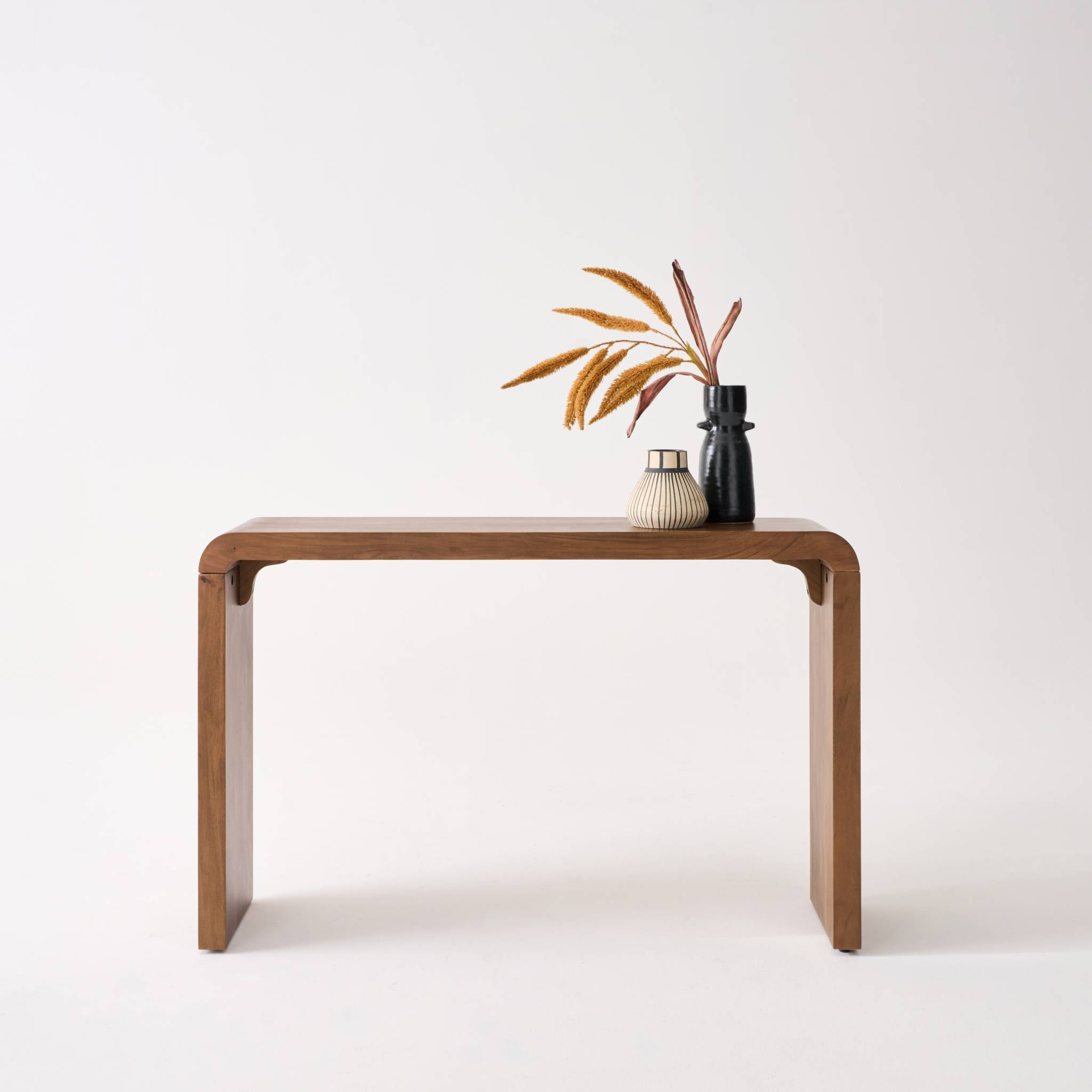 Console exotique bois d'acacia DANA