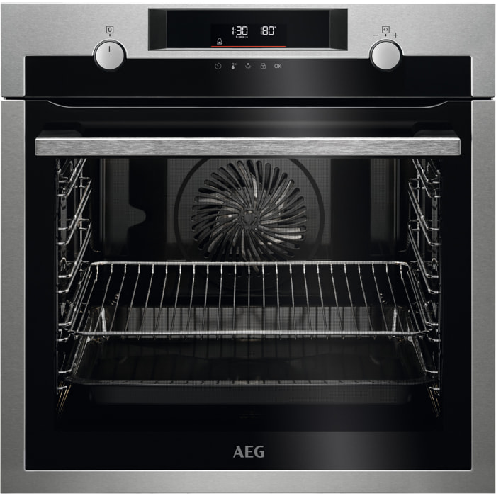 AEG Horno multifunción Serie 6000 SurroundCook con Display LED Explore BPE53516XM