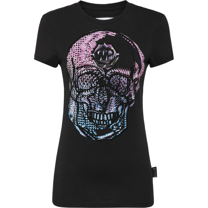 PHILIPP PLEIN T-Shirt Round Neck SKULL