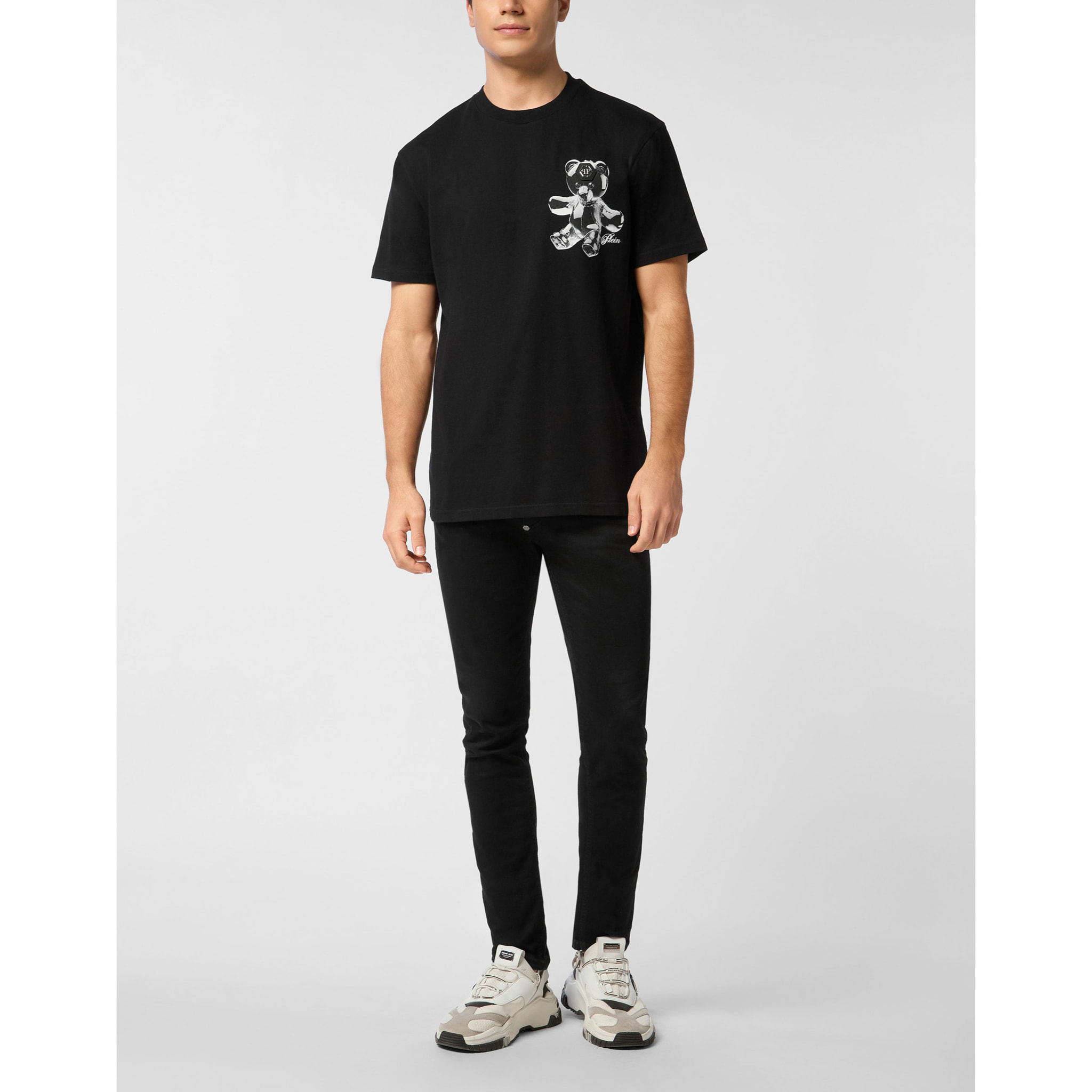 PHILIPP PLEIN Maglietta girocollo Ss TEDDY