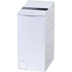 Lave linge top HAIER HW85-BPD13386U-S - 8,5 kg - 1300 tr/min - Classe A - Moteur induction - Autodosage - Connecté