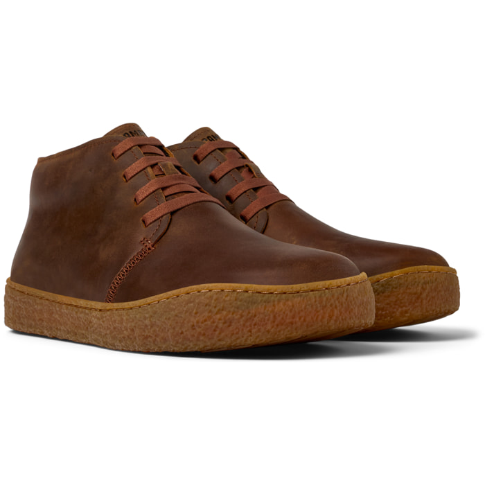Stivaletti - CAMPER Peu Terreno - Marrone - Nubuck
