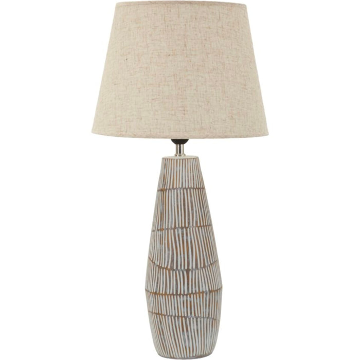 LAMPADA DA TAVOLO RESINA HANOI CM Ø 35X69,5