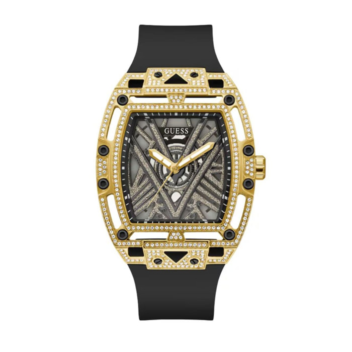 Reloj Guess GW0564G1 Hombre Analogico Cuarzo con Correa de Silicona