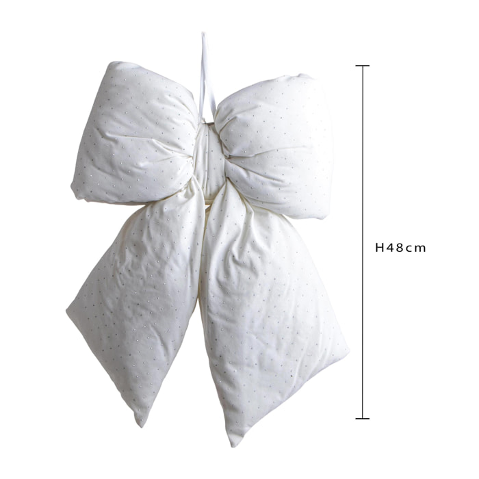 Fiocco natale - Pezzi 2 - 40xH48x12cm - Bianchi Dino SpA