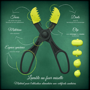 Pack utensilio multiusos con 4 moldes intercambiables color pistacho + 40 bandejas de conservación - La croquetera: patentado y fabricado en España