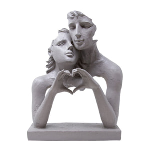 Scultura a cuore Love Affair in poliresina