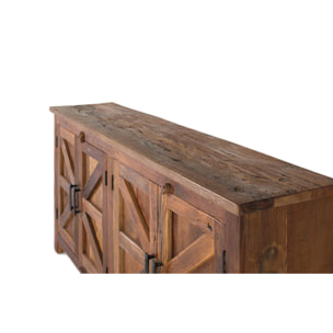 Aparador de Madera Reciclada Estilo Rústico Moderno