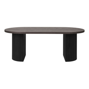 Tavolino da salotto Boavista marrone scuro 120x60 cm