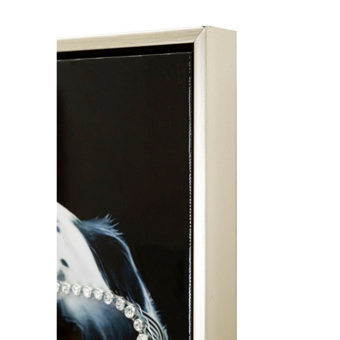 DIPINTO SU TELA LACCATO TRAP C/CORNICE CM 53X3X73