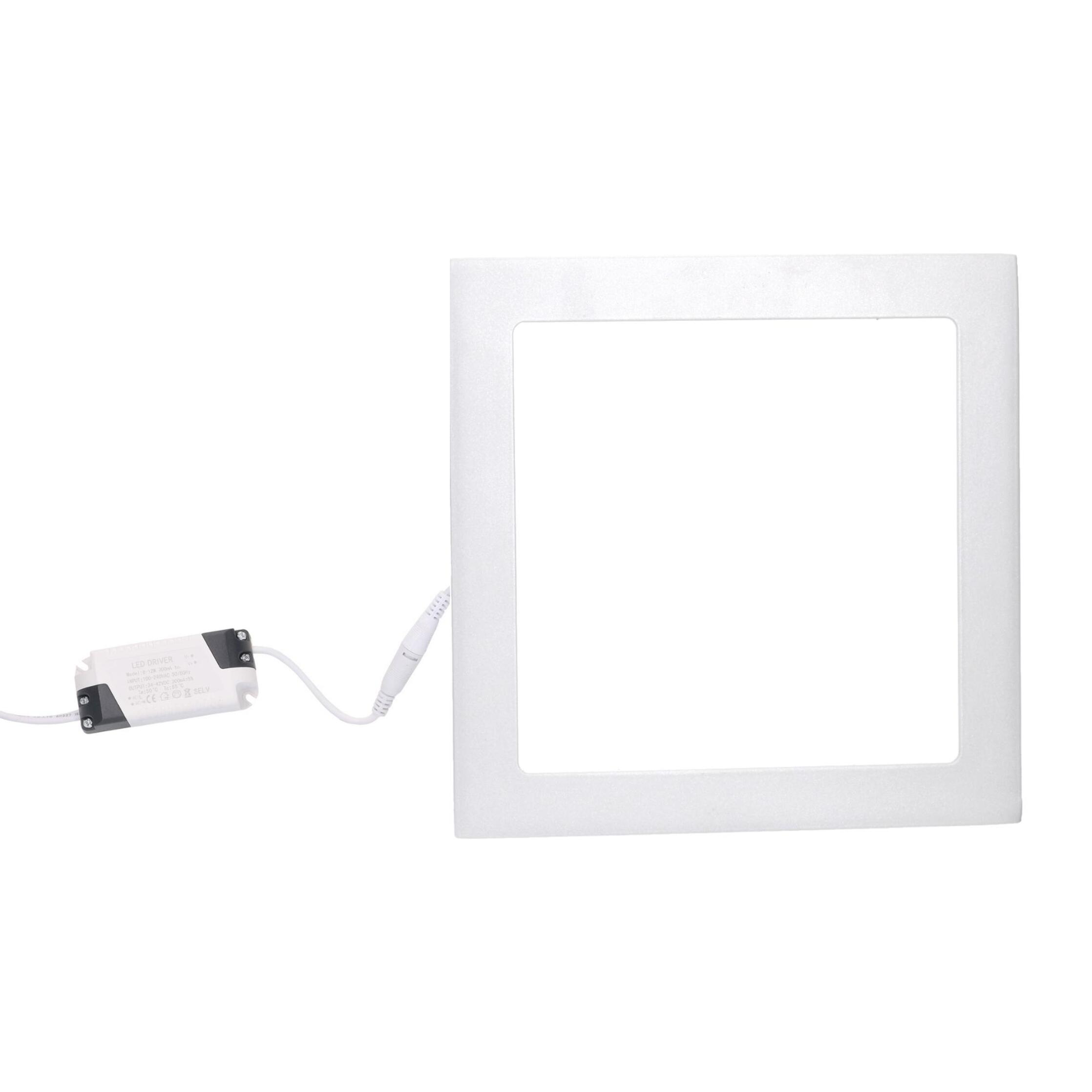 Forlight Downlight Ip23 Easy Square 225Mm Led 15,5W 3000K Blanco 1371Lm