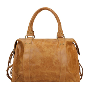Borsa a spalla da donna - Modello Clara - Vera pelle - 41.0 x 28.0 x 13.0 cm