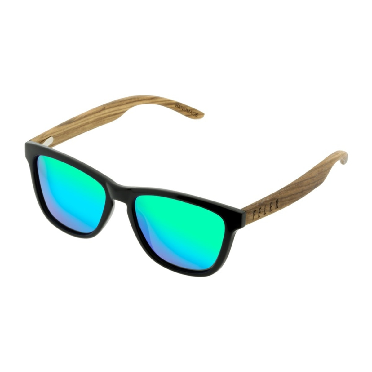 Gafas de Sol Feler 1505M-1 - GREEN Polarizadas de Madera Unisex 52 mm