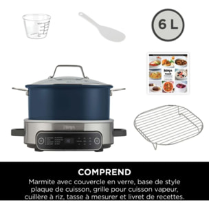 Cuiseur riz NINJA Foodi MC1101EU 6 L, 8 modes de cuisson