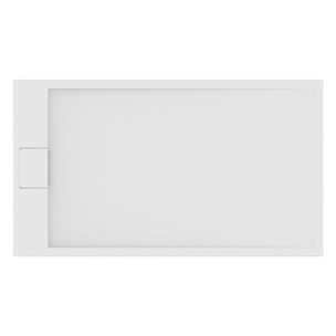 Receveur de douche antidérapant Ultra Flat S I.Life recoupable avec bonde largeur 140 x 80