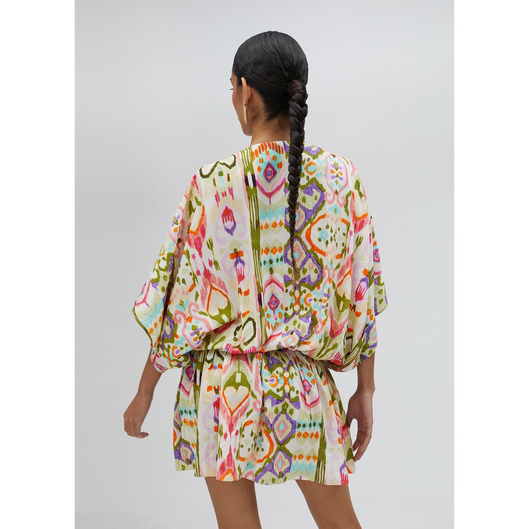 Vestito corto con stampa