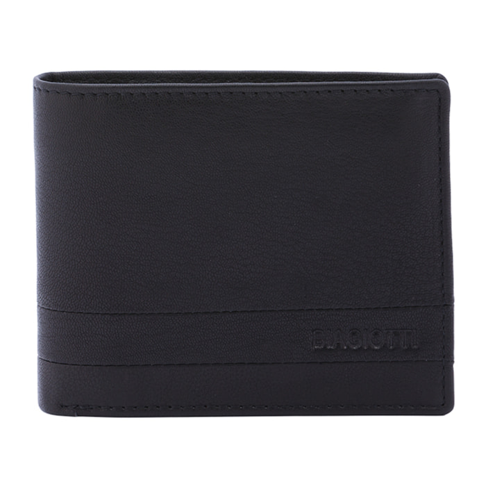 Portafoglio  da uomo In Vera pelle Made in Italy 9,5x12x3 cm