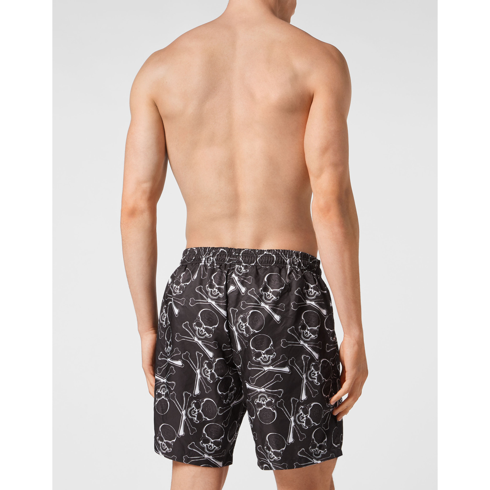 PHILIPP PLEIN Swim Trunks SKULL&BONES