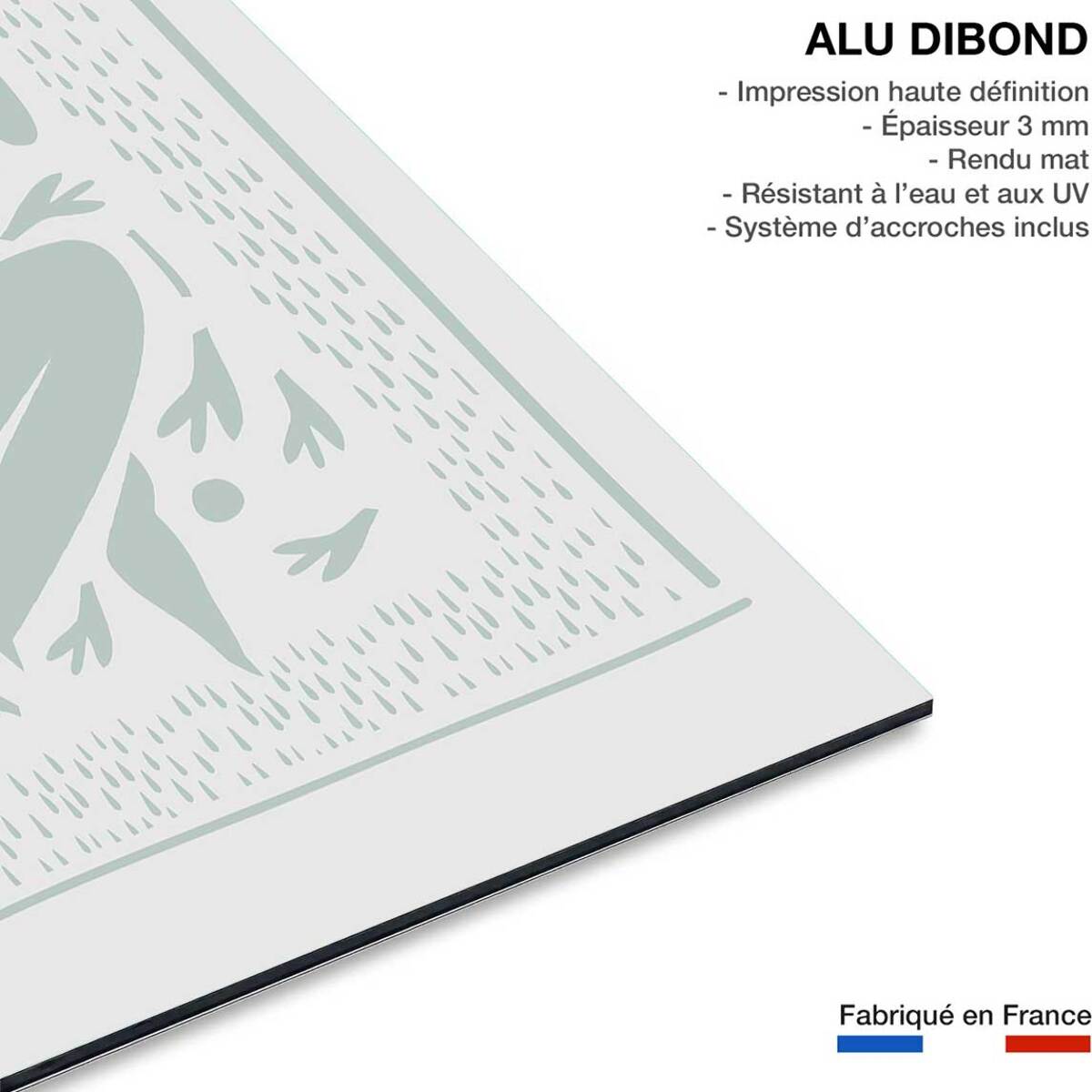 Tableau graphic body Tableau alu Dibond