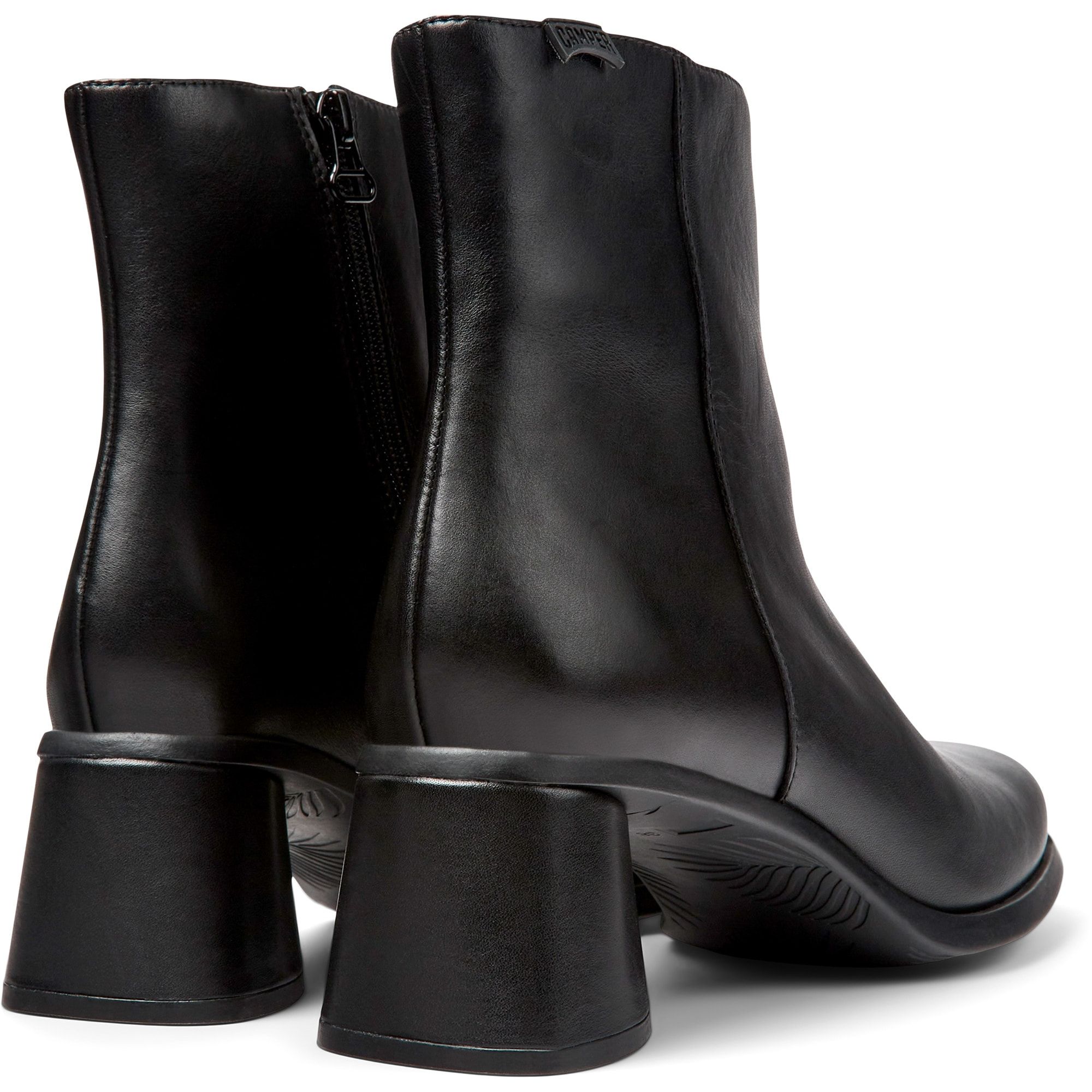 Botines - CAMPER Kiara - Negro - Cuero liso