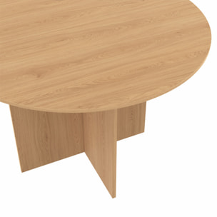 Table à manger ronde Ophélia bois Ø110cm