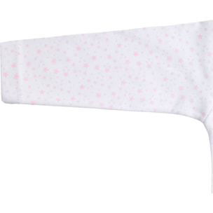 Body bebé manga larga cuello estrellitas