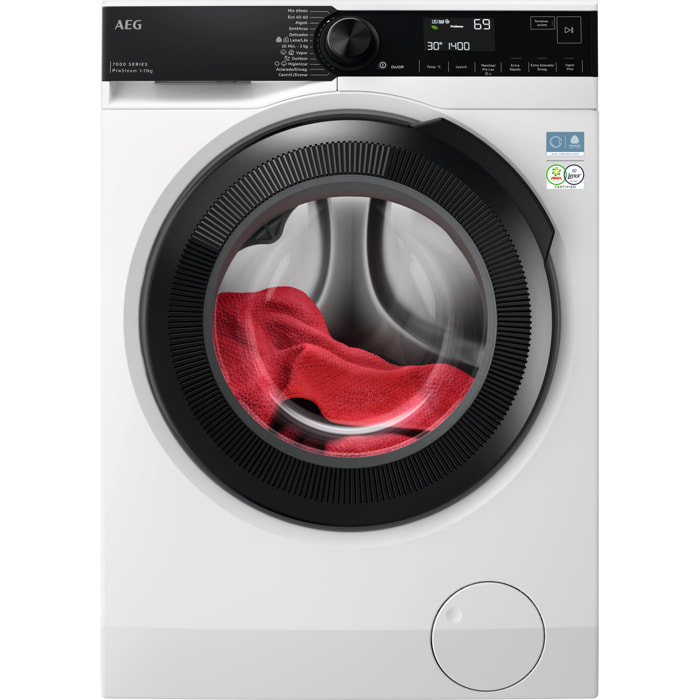 AEG Lavadora de libre instalación Serie 7000 ProSteam® de 11.0 kg LFSR7304L4B