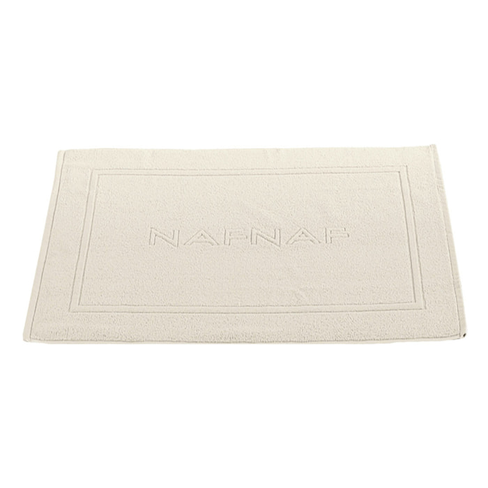 Alfombra de baño CASUAL crema 50x80 cm - 100% algodón -