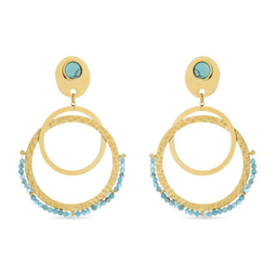 Pendientes Lux by Lux acabadoss oro 18k