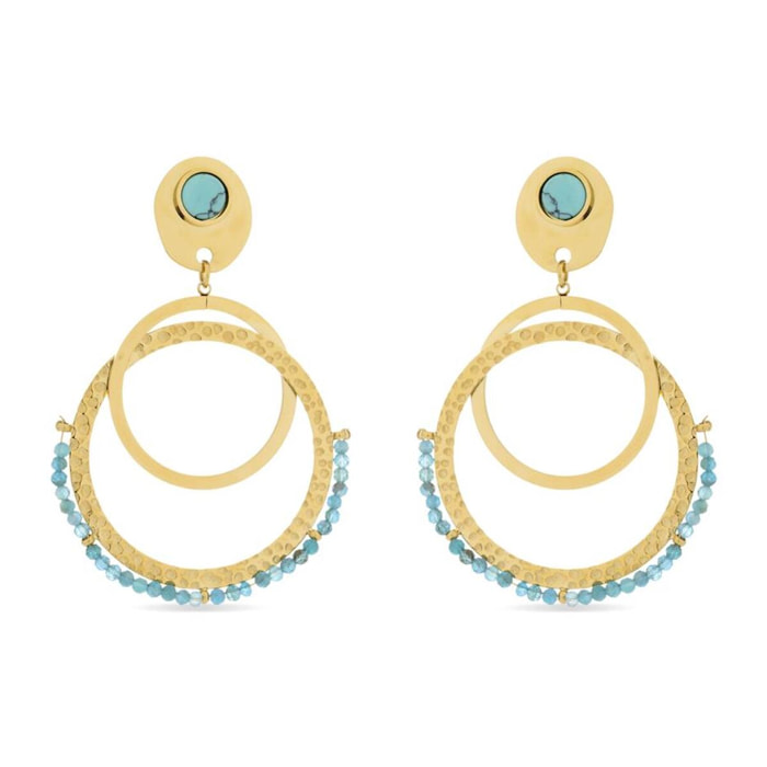 Pendientes Lux by Lux acabadoss oro 18k