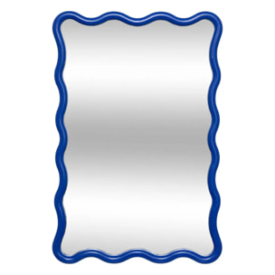 Miroir vague "Judy" bleu 60x38cm