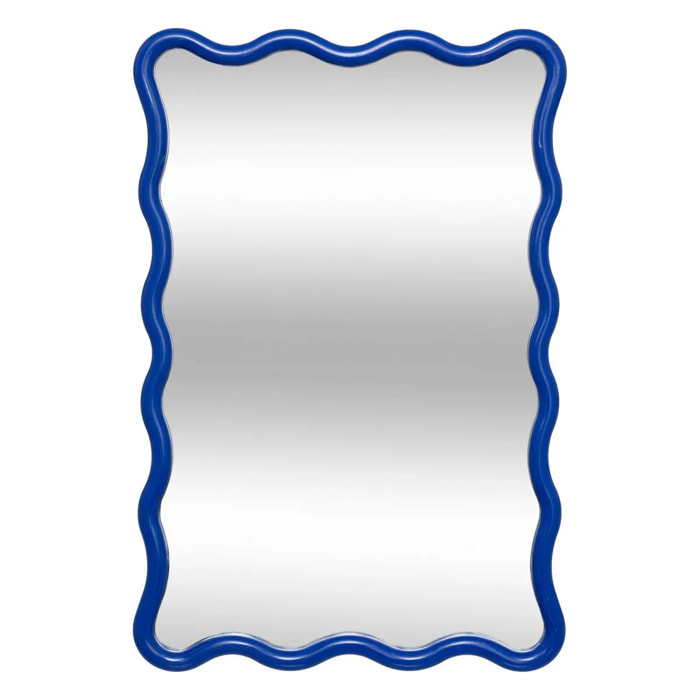 Miroir vague "Judy" bleu 60x38cm