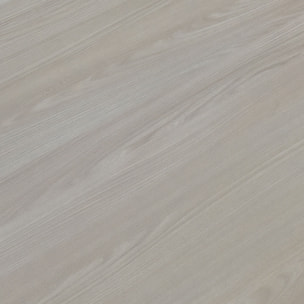 Tavolo CARRARA in legno, finitura olmo perla e base in metallo verniciato antracite, allungabile 160x90 cm - 240x90 cm