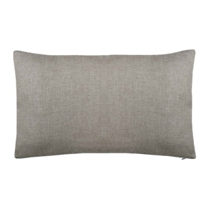 Housse de coussin velours et lin, DOUCEUR VELOURS