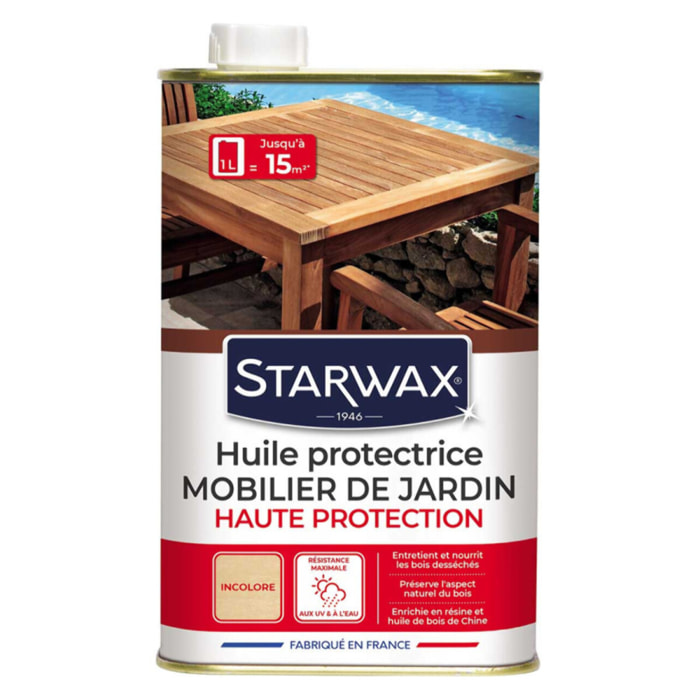 Pack de 2 - Starwax - Huile Protectrice Teck Et Bois Exotiques 1L