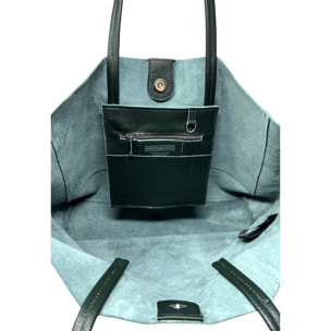 Borsa a Mano Shopper a Spalla da Donna in Pelle Dollaro